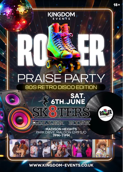 Roller Praise  Party, saturday 8th June