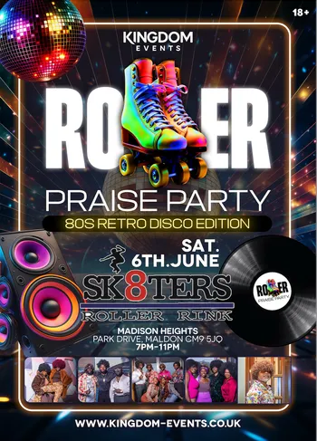Roller Praise  Party, saturday 8th June