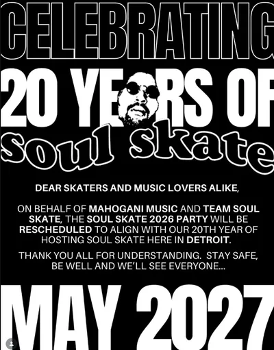 Soul Skate Detroit, Skate Festival Poster