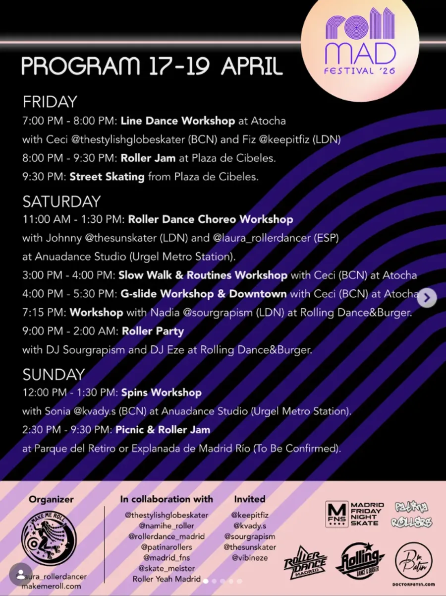 Roll Mad Schedule gallery image 1