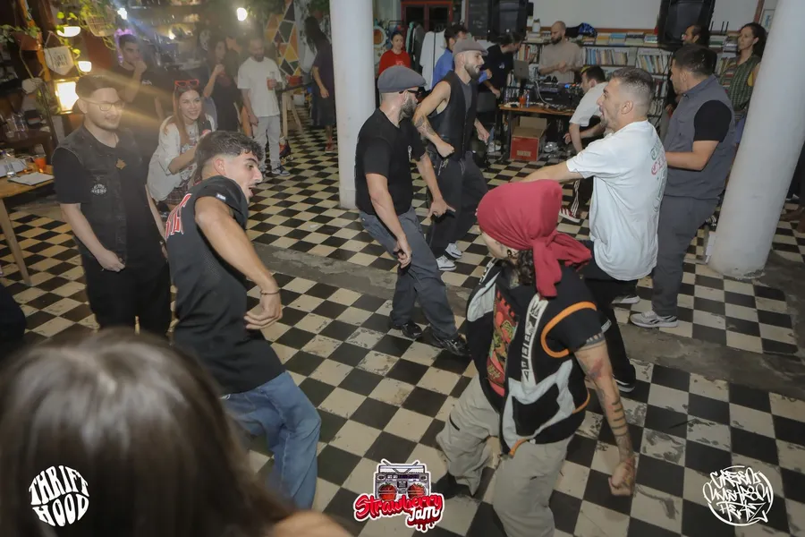 Overlooking a group of dancers in the club gallery image 3